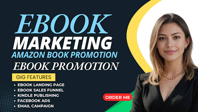 Gig Preview - Do kindle book promotion, ebook marketing sales funnel, amazon book promotion