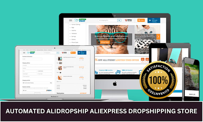 Bestseller - create automated alidropship aliexpress alidropship dropshipping store