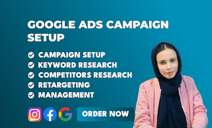 Gig Preview - Setup and manage your google ads campaign