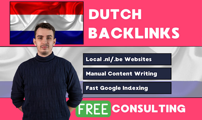 Gig Preview - Our agency will create dutch backlinks for local netherlands seo