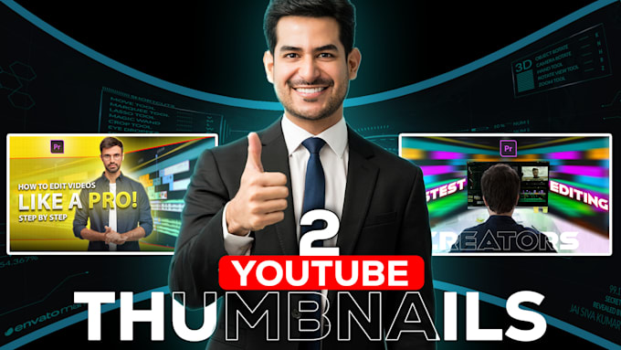 Gig Preview - Design 2 eye catching youtube thumbnails