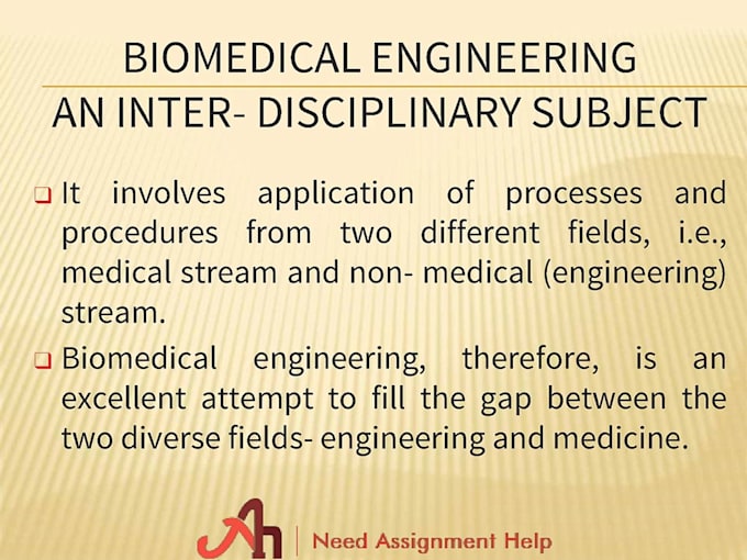 Gig Preview - Do biomedical engineering research project, material enginer