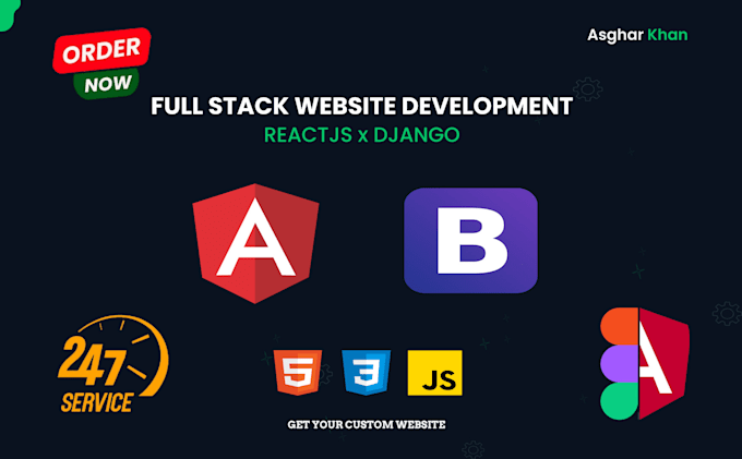 Gig Preview - Develop web application create website as angular developer