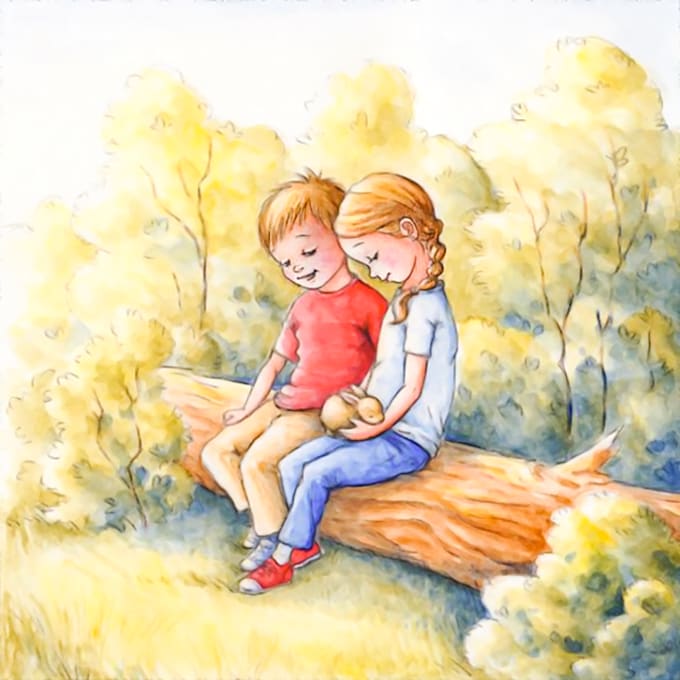 Bestseller - paint children story book illustration watercolor