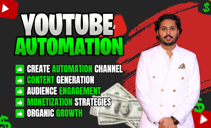 Gig Preview - Create and setup youtube automation cash cow channel