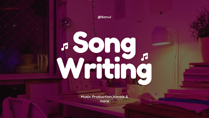 Bestseller - write professional songs with melody and vocals