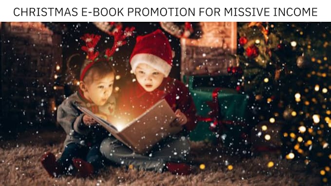 Gig Preview - Organically promote your book this christmas on amazon and reach more readers