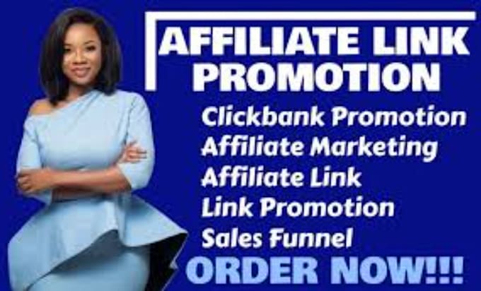 Gig Preview - Clickbank affiliate marketing link promotion clickbank affiliate link promotion