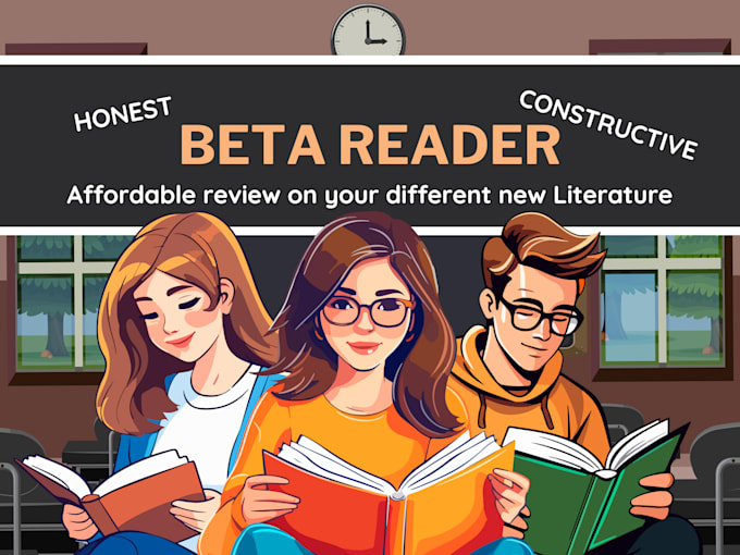 Bestseller - do beta reading on any novel, article, manga, etc and give a review