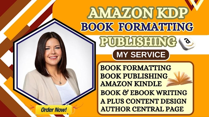 Gig Preview - Do amazon kdp book publishing paperback formatting kindle kdp book publishing