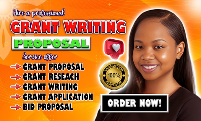 Gig Preview - Do grant writing grant proposal grant research grant application bid proposal