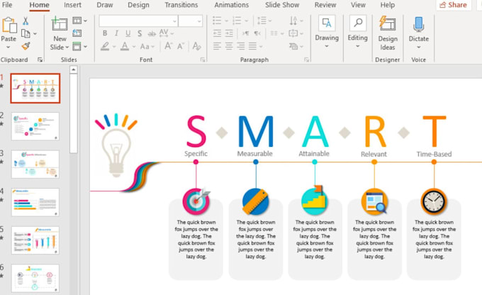 Gig Preview - Create design and format presentations in power point