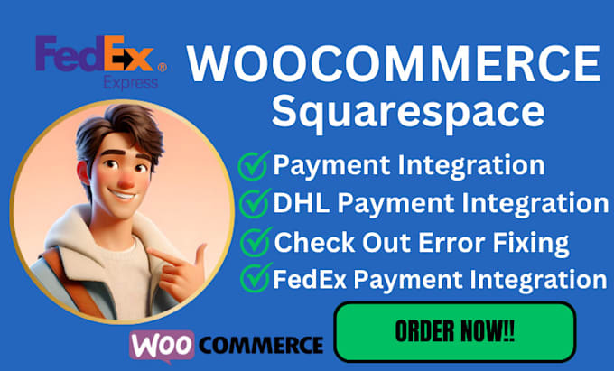 Bestseller - setup woocommerce or squarespace shipping method with fedex dhl, checkout error