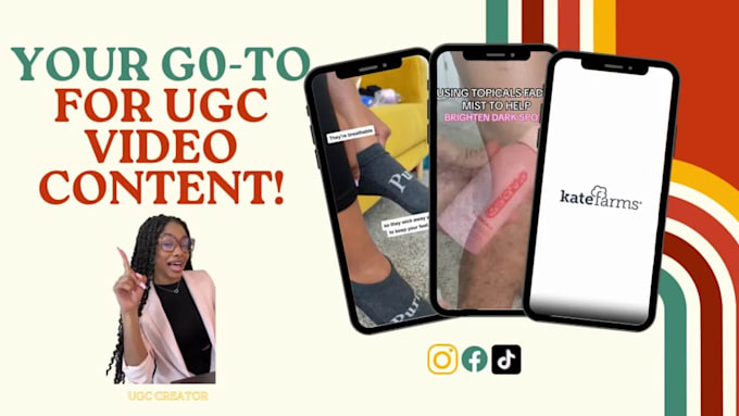 Gig Preview - Create ugc, spokesperson and tiktok video