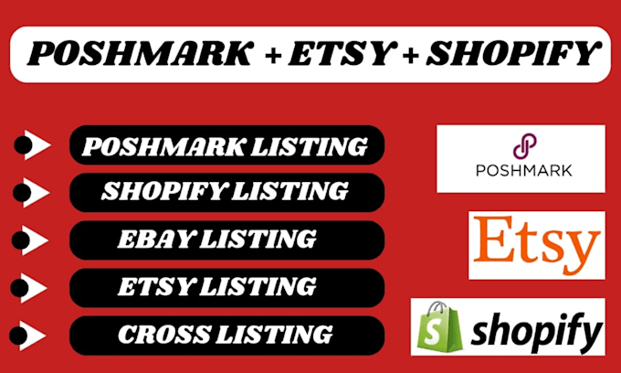 Bestseller - create and list list products on poshmark, shopify, etsy