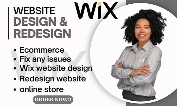 Gig Preview - Redesign wix website design wix website wix design wix website design