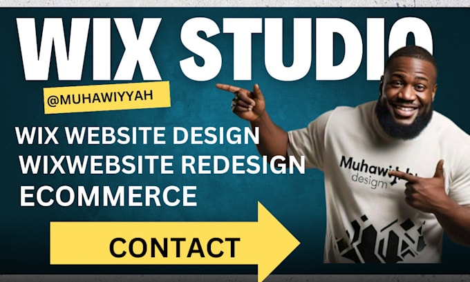 Gig Preview - Design and transfer your wix studio website using wix studio