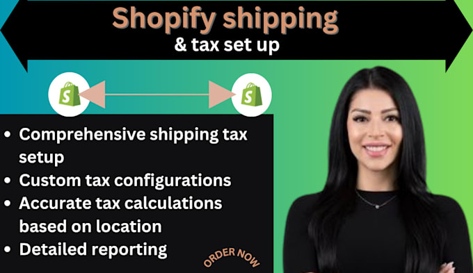 Gig Preview - Setup shopify shipping profiles and shopify tax for domestic and international