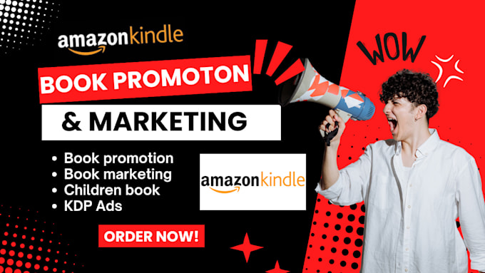 Gig Preview - Do amazon kdp book publishing book marketing children book promotion ads