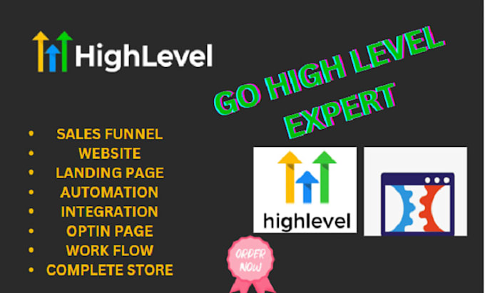 Gig Preview - Setup gohighlevel crm clickfunnels, system io, gohighlevel sales funnel