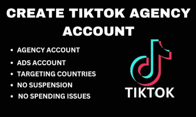 Bestseller - create a verified tiktok agency account, tiktok ads account location targeting