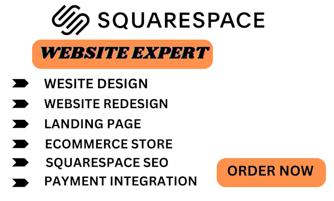 Gig Preview - Design and redesign or build  a professional squarespace website