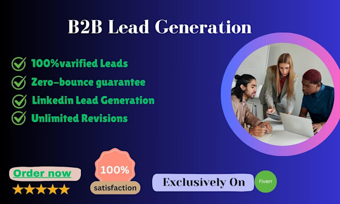 Gig Preview - Do b2b lead generation ,linkedin leads, prospect lead,