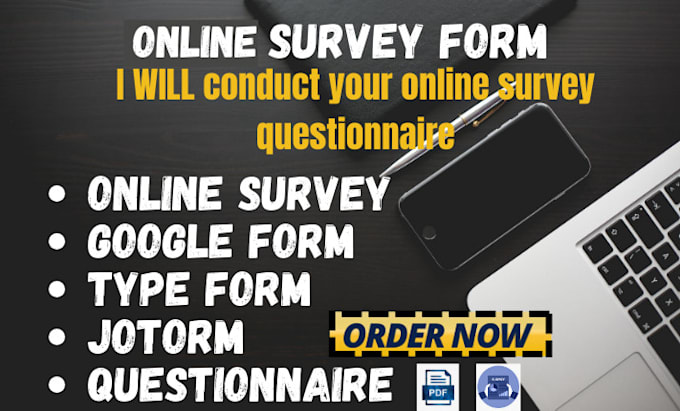 Gig Preview - Conduct your online survey questionnaire market research