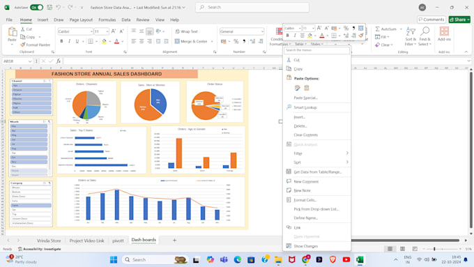 Bestseller - do data analysis and visualization using power bi and excel