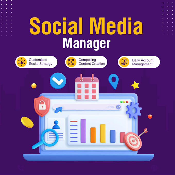 Gig Preview - Be your social media manager