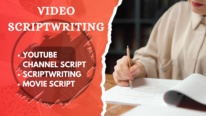 Gig Preview - Write an engaging scripts for your youtube channel and videos