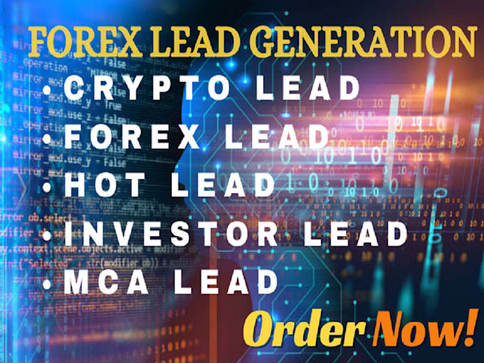 Gig Preview - Generate high quality forex traders email leads