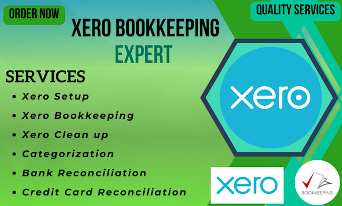 Gig Preview - Do accounting and bookkeeping in xero