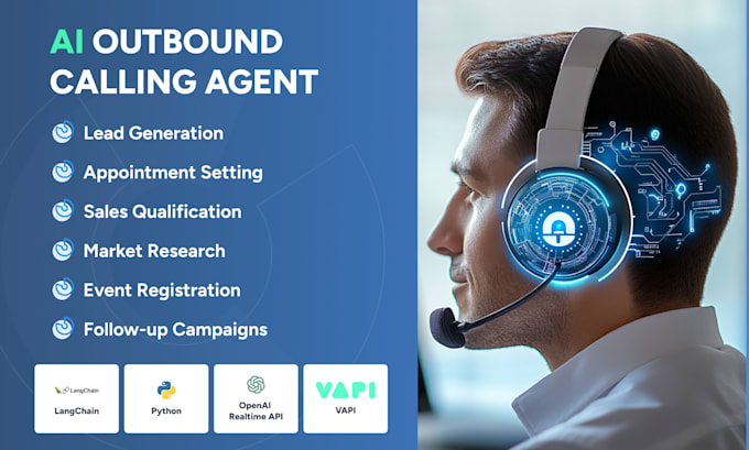 Gig Preview - Build outbound ai calling agent with openai realtime or vapi