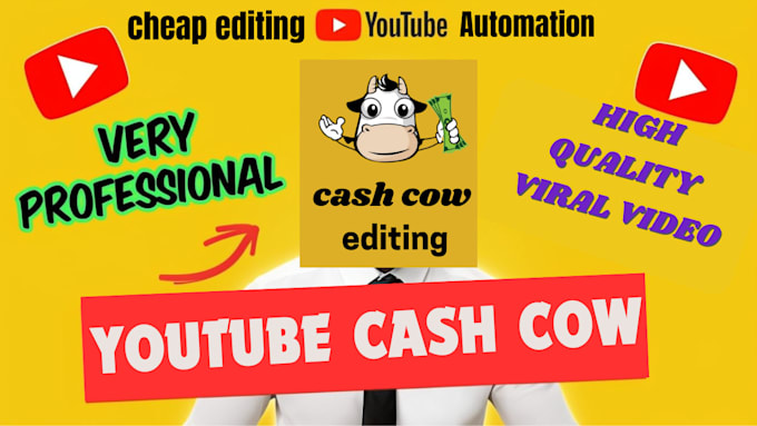 Gig Preview - Edit high quality cash cow video, spanish cash cow to earn residual income