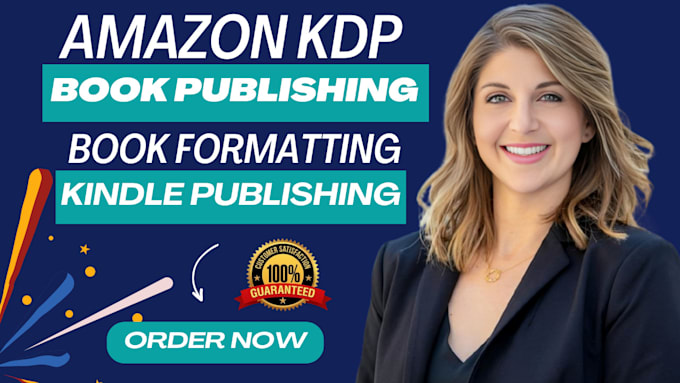 Gig Preview - Do amazon kdp book publishing, book formatting for amazon kdp, kindle publishing