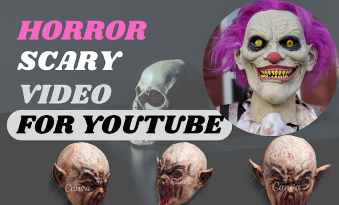 Gig Preview - Make halloween horror scary intro and outro video, haunted