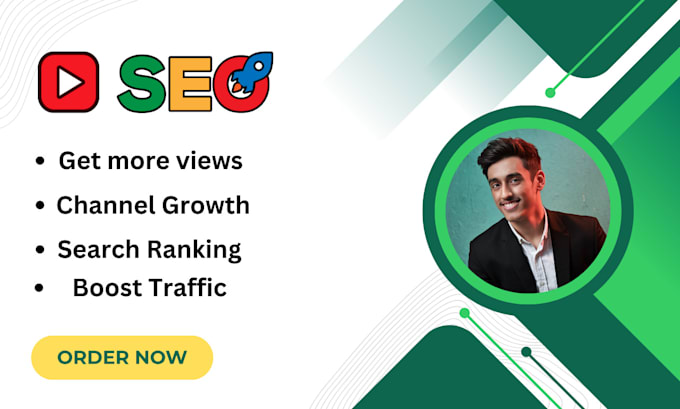 Gig Preview - Boost your youtube SEO for fast ranking growth