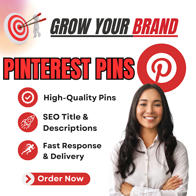 Gig Preview - Create 200 custom, beautiful pinterest pins