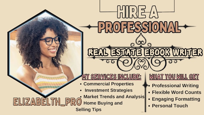 Gig Preview - Professionally ghostwrite 30k words on real estate ebook and investment