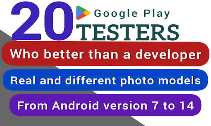 Bestseller - provide 20 active device  testers for google play console