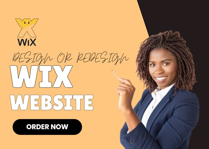 Gig Preview - Create website using wix, wix studio, wix website design wix website redesign