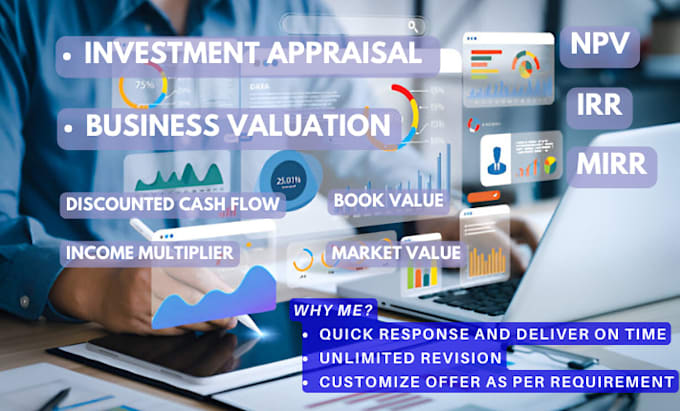 Bestseller - do investment appraisal and business valuation for you