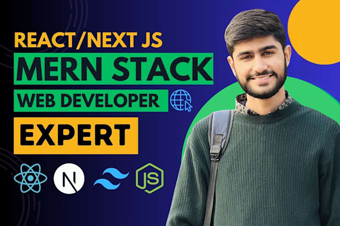 Gig Preview - Create your website using mern stack react js next js node js