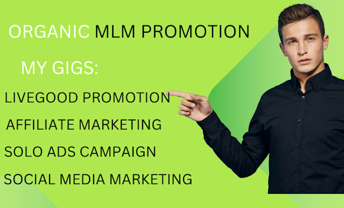 Gig Preview - Promote event website webinar conference business MLM affiliate link marketing