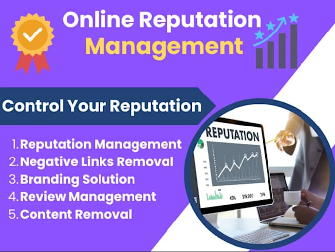 Gig Preview - Do brand reputation management, ORM, online reputation management for your name