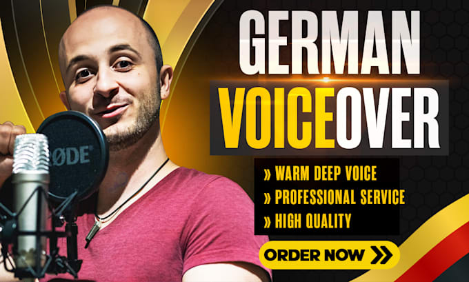 Bestseller - record a german voice over in a warm deep voice