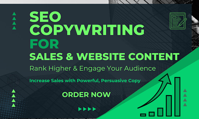 Gig Preview - Be your professional SEO copywriter for sales and website content