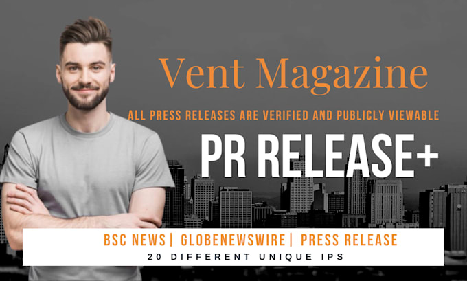 Gig Preview - Publish your article on vents magazine, pr releases, ipsnews