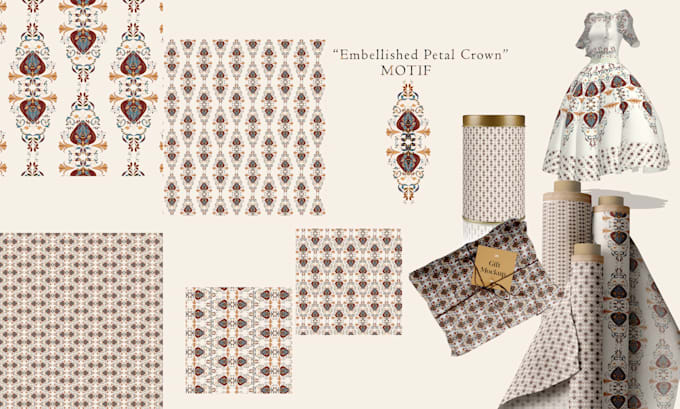 Gig Preview - Design unique surface patterns with ethnic motifs